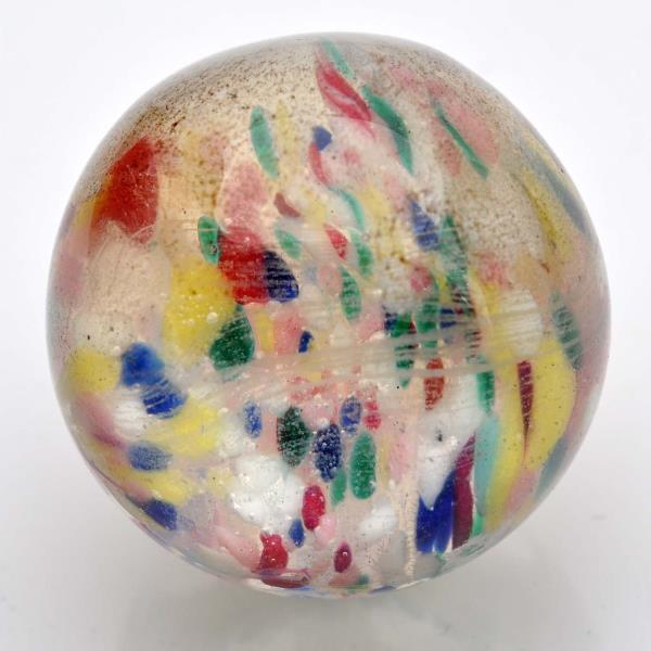 Appraisal: Large Paperweight Cloud Marble Marble looks like two fans of