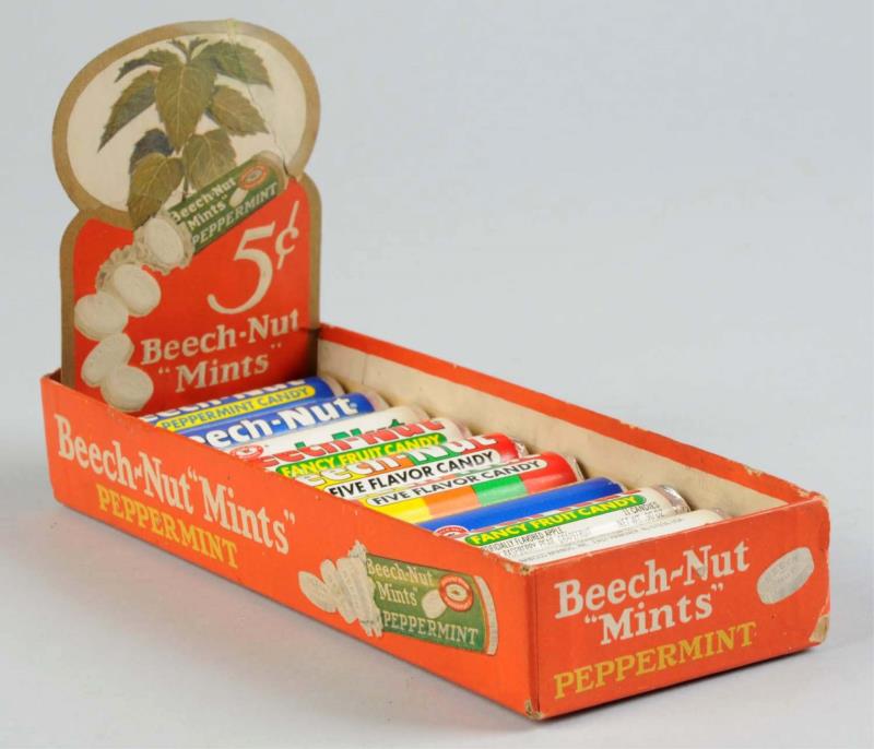 Appraisal: Beech-Nut Mints Display Box This Beech-Nut display box has a