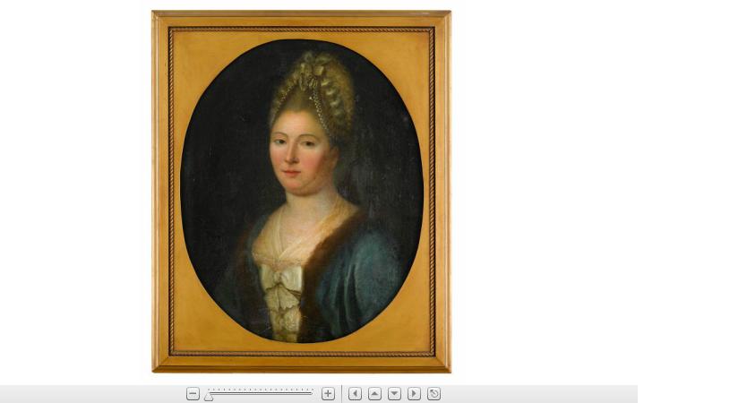 Appraisal: American School th centurypair of portraits a lady and a