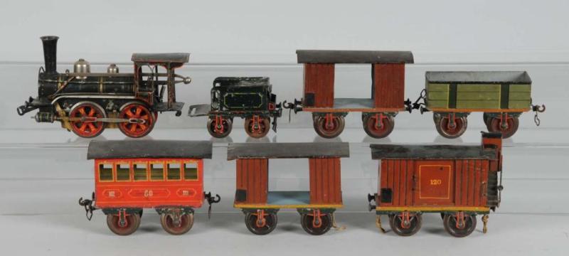 Appraisal: Marklin -Gauge Freight Train Set Description Includes engine four-wheel tender