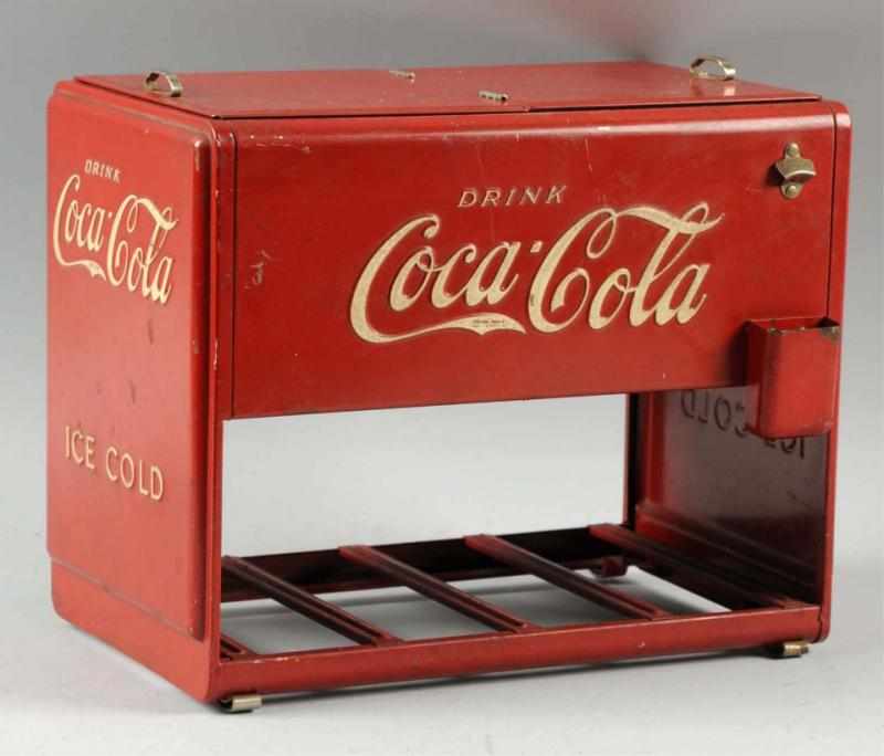 Appraisal: Coca-Cola Salesman's Sample Cooler Complete with books and gaskets though