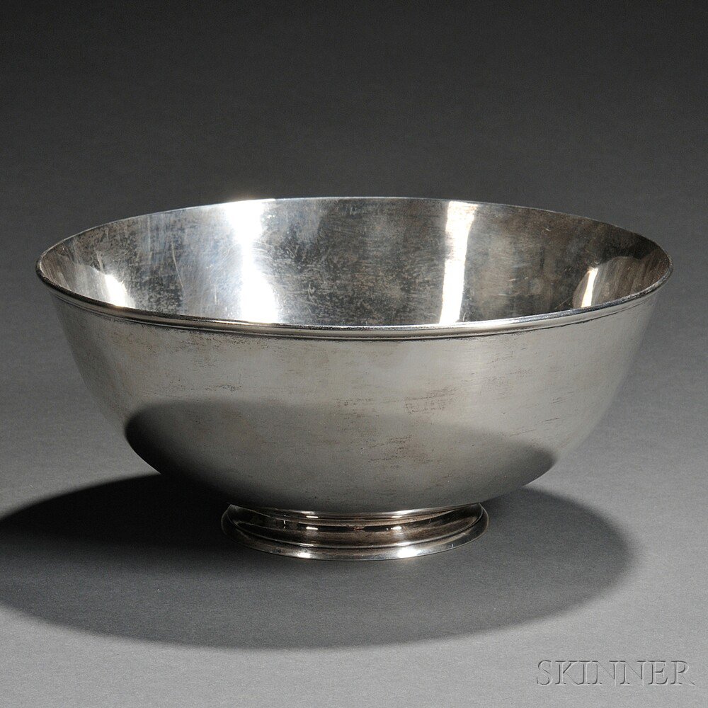 Appraisal: Arthur Stone Sterling Silver Sonderklasse Race Trophy Bowl Gardner Massachusetts