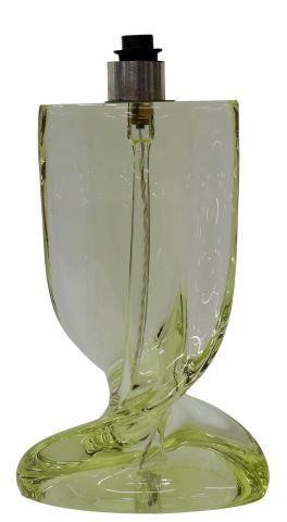 Appraisal: French modern crystal table lamp Sevres mid th c single