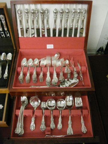 Appraisal: Reed Barton Francis I Sterling Silver Flatware service for with