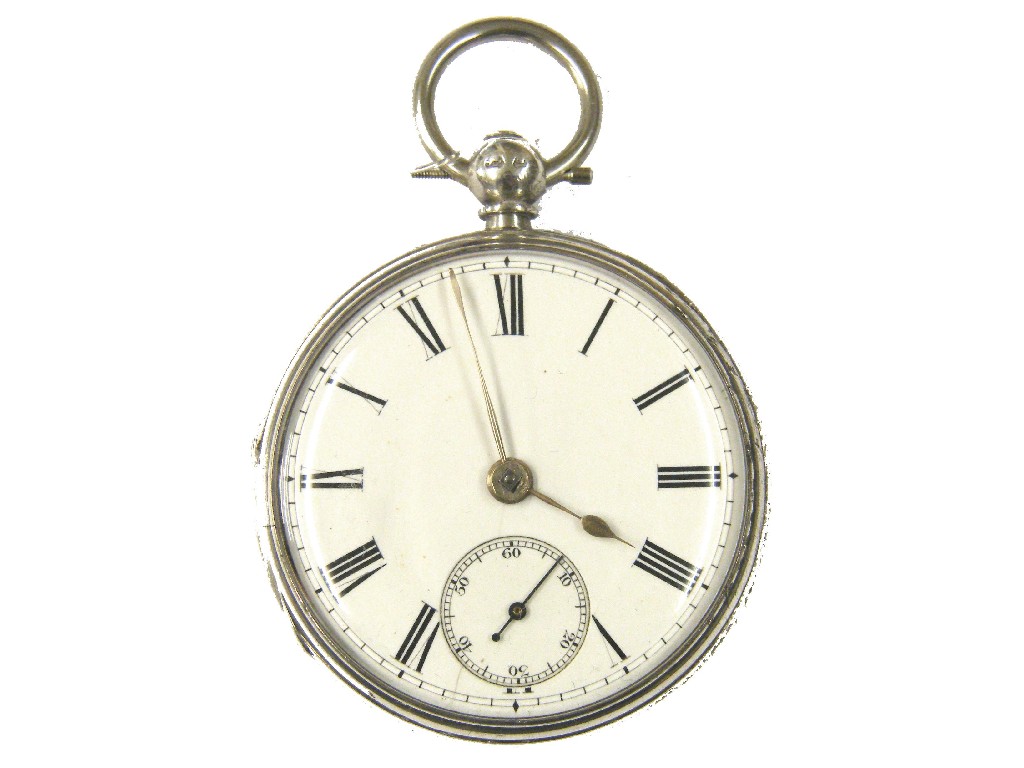 Appraisal: Silver fusee lever pocket watch hallmarked London signed TP Joyce