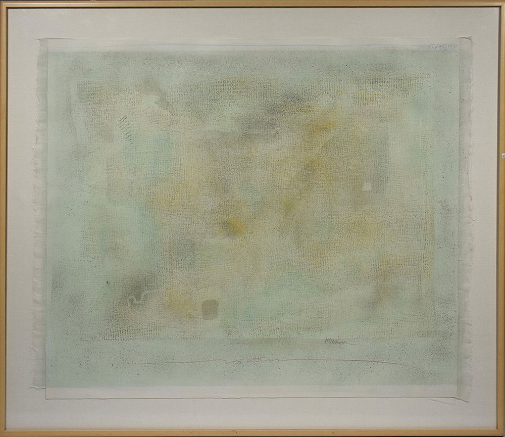 Appraisal: Robert Natkin - colored lithograph pastel coloration abstract Robert Natkin