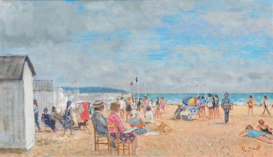 Appraisal: Sale Lot Francois Gall French - Plage de Cabourg oil