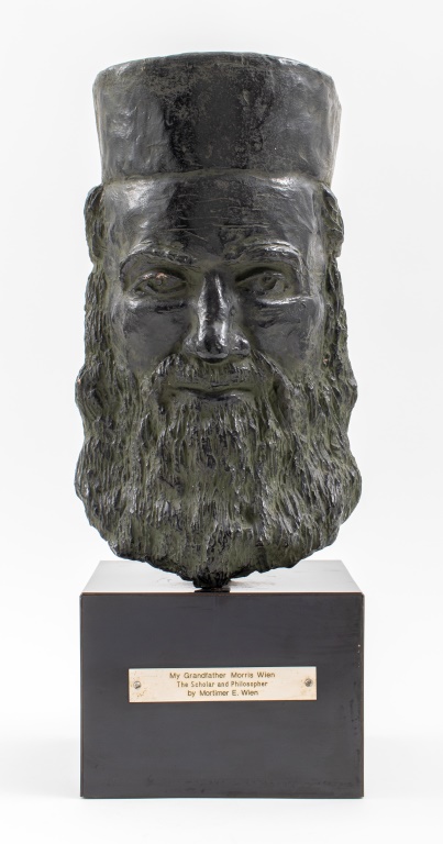 Appraisal: MORTIMER E WIEN SCHOLAR PHILOSOPHER BUST Mortimer E Wien American