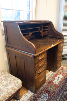 Appraisal: OAK ROLL TOP DESK