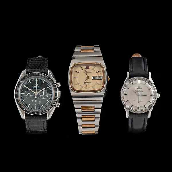 Appraisal: A collection of Omega Men's Wristwatches Omega ''Seamaster Professional'' chronograph