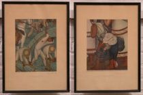 Appraisal: Diego Rivera Mexican Social Realist - A set of two