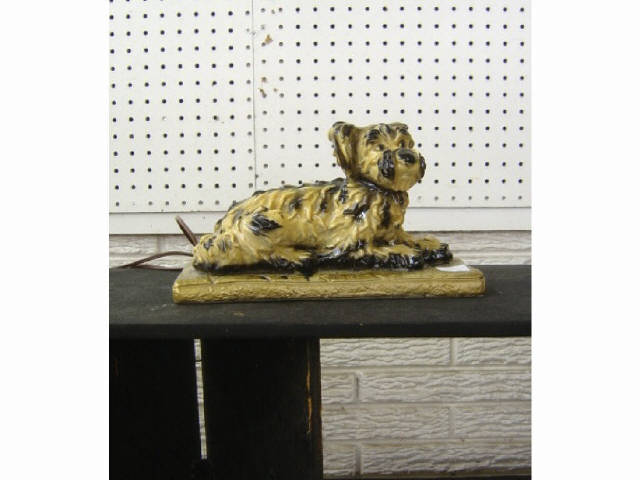 Appraisal: DECO TV LAMP - DOG