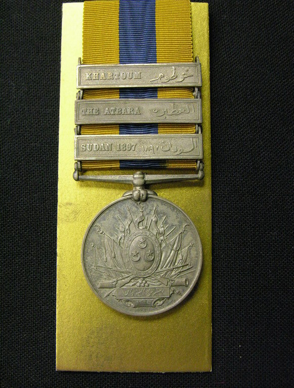 Appraisal: BRITISH MILITARY KHEDIVED SUDAN MEDAL - Unnamed Clasps Khartoum -