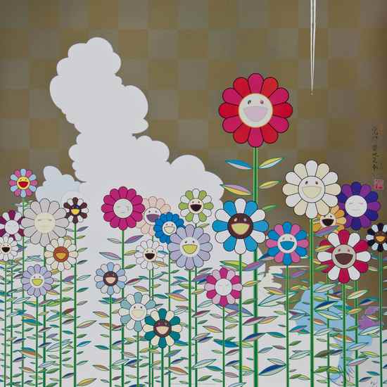 Appraisal: Takashi Murakami b POKA POKA offset lithograph printed in colours