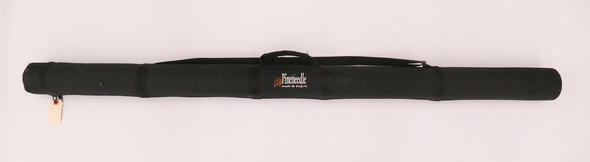 Appraisal: Pineneedle Canvas Wrapped Fishing Rod Travel Case '' with ''