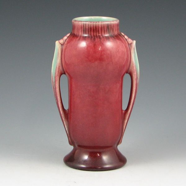 Appraisal: Roseville Orian - vase in deep rose Marked in red