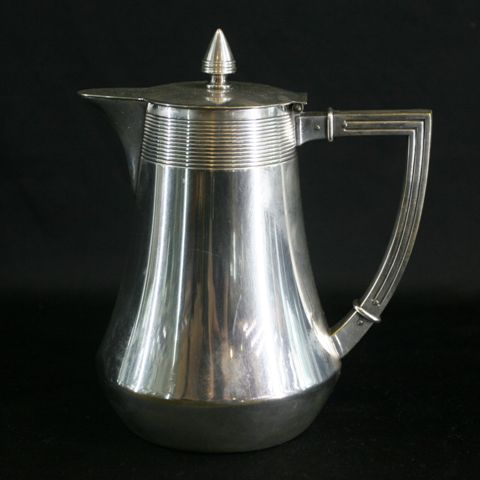 Appraisal: An Art Deco WMF silver plated jug cm high