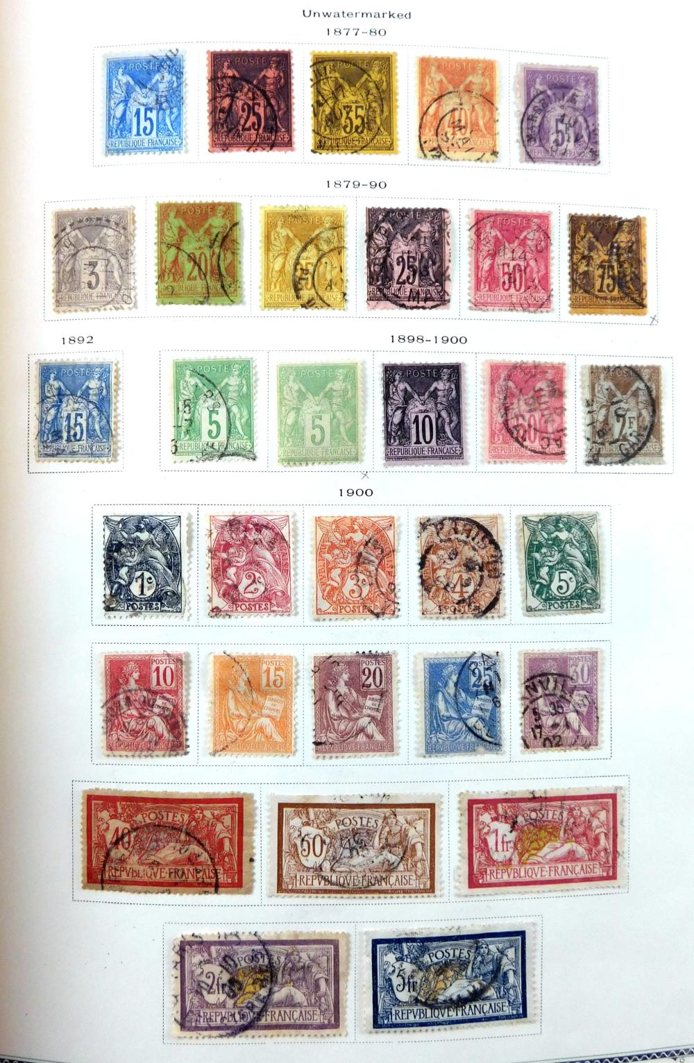 Appraisal: STAMPS SCOTT'S SPECIALTY ALBUM OF FRANCE PUBLICATION ALMOST - USED