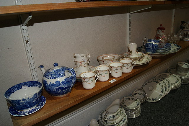 Appraisal: A SMALL COLLECTION OF CHINA to include Copeland Spode Italian