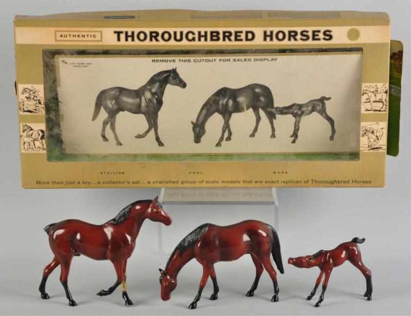 Appraisal: Lot of Scarce Hartland Horse Sets Description One set with