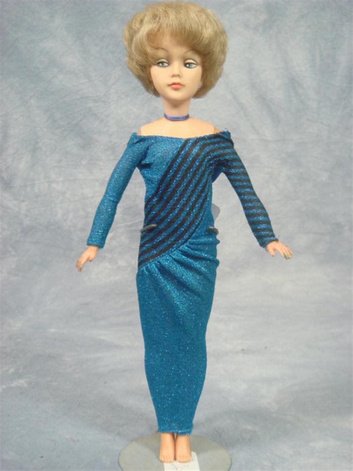 Appraisal: Vintage Tina Cassini Doll inches tall vinyl and plastic in