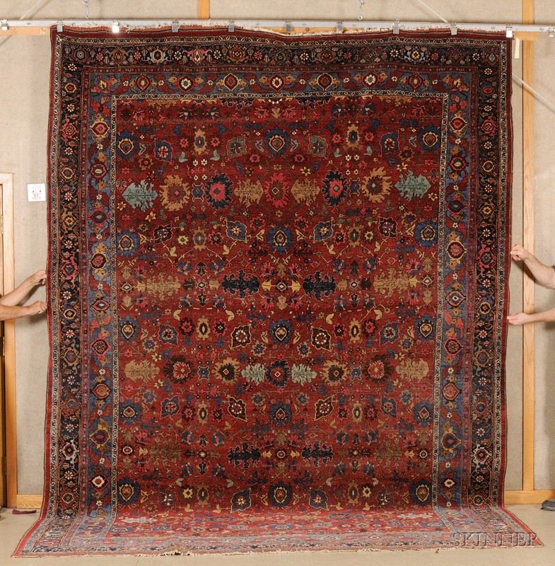 Appraisal: Bidjar Carpet Northwest Persia early th century area of minor