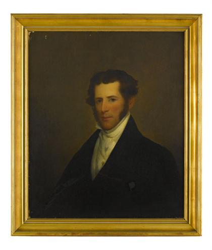 Appraisal: Attributed to Jared B Flagg - portrait of edmund burke