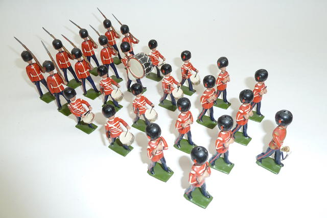 Appraisal: Britains RARE set Drum and Fife Band of the Coldstream