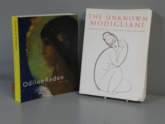 Appraisal: Odilon Redon - soft cover publ and the unknown Modigliani