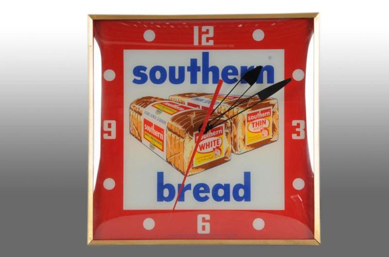 Appraisal: Southern Bread Pam Light-Up Clock Description Strong color with case