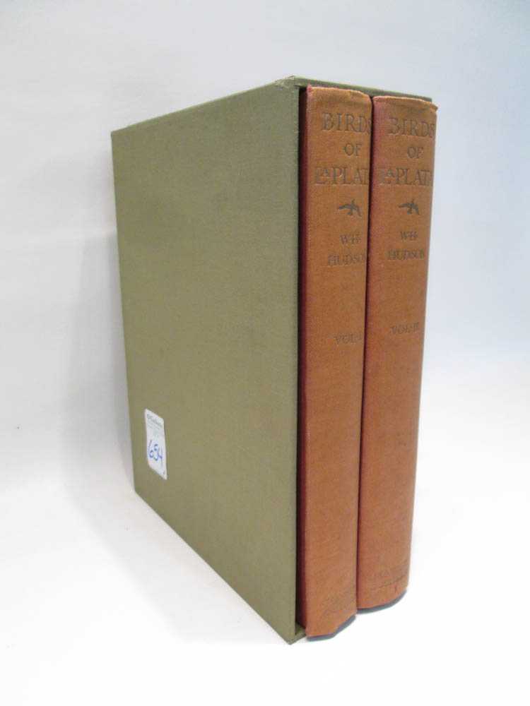 Appraisal: BIRDS OF LA PLATA VOLUME I AND II linen-bound with