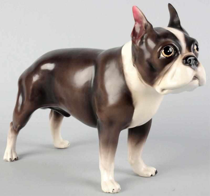 Appraisal: Large Porcelain Bulldog Click for full description