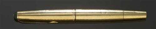 Appraisal: FOUNTAIN PEN HOLDER MONTBLANC MASTERPIECE s Gold-filled Sides with guilloche-decorated