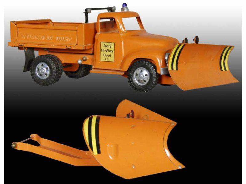 Appraisal: Pressed Steel Tonka State Hi-Way Dept Truck Description '' L