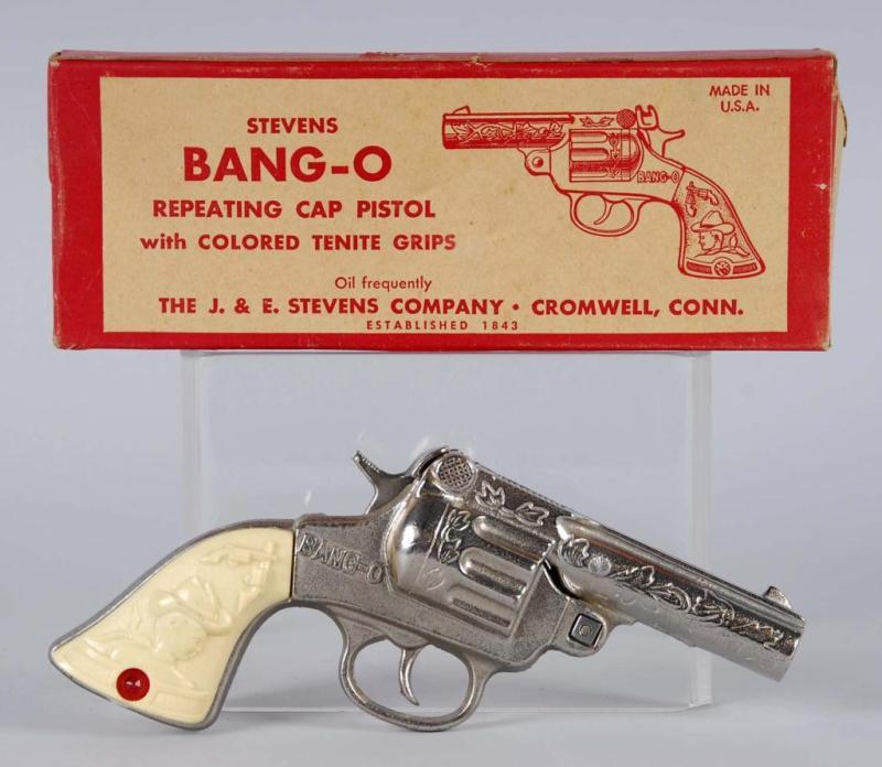 Appraisal: Stevens Bang-O Cap Gun Description Includes box Box has some