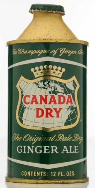 Appraisal: Canada Dry Ginger Ale HP Cone Top Can Near perfect