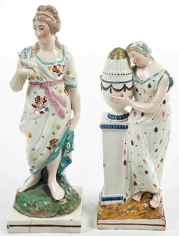 Appraisal: Two Classical Staffordshire Pearlware Figures British probably th th century