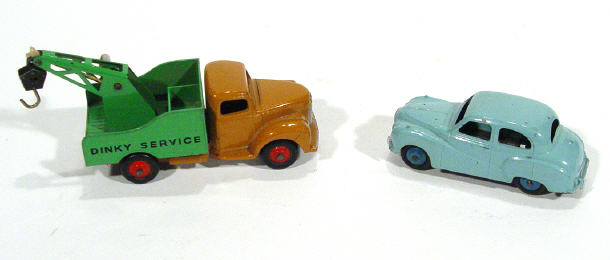 Appraisal: Dinky Toys Commer breakdown van and an Austin Somerset car