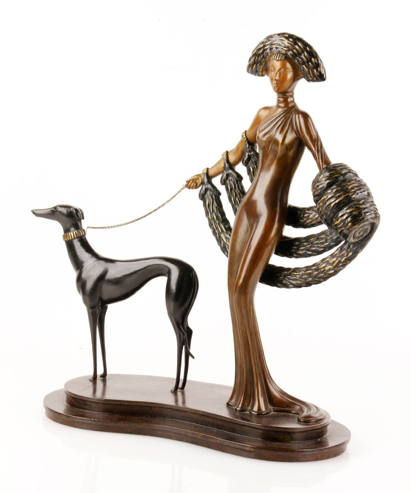 Appraisal: - Erte D'Elegance Bronze Erte D' Elegance bronze limited edition