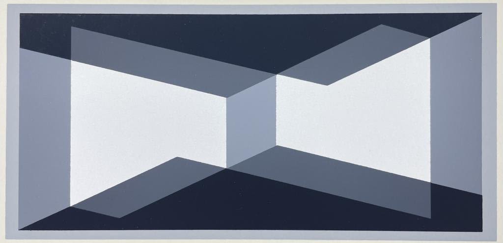 Appraisal: Josef Albers Screenprint - Not SignedUnframed x Screenprint in good