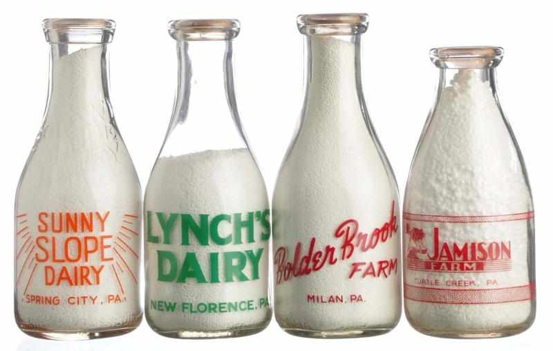 Appraisal: Lot of Pennsylvania Milk Bottles Description Lot includes one bottle