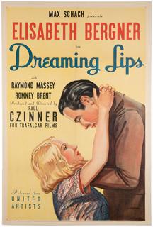 Appraisal: Dreaming Lips United Artists One sheet x Romantic drama starring