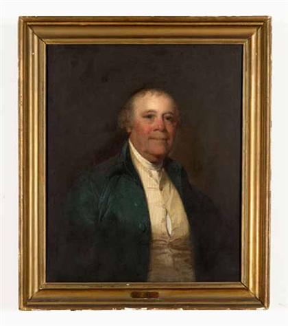 Appraisal: Gilbert Stuart - portrait of captain joseph anthony Unsigned oil