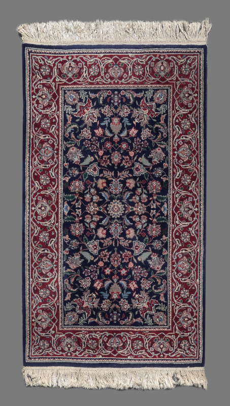 Appraisal: APPROX - YR OLD INDO-PERSIAN HAND KNOTTED WOOL RUG '