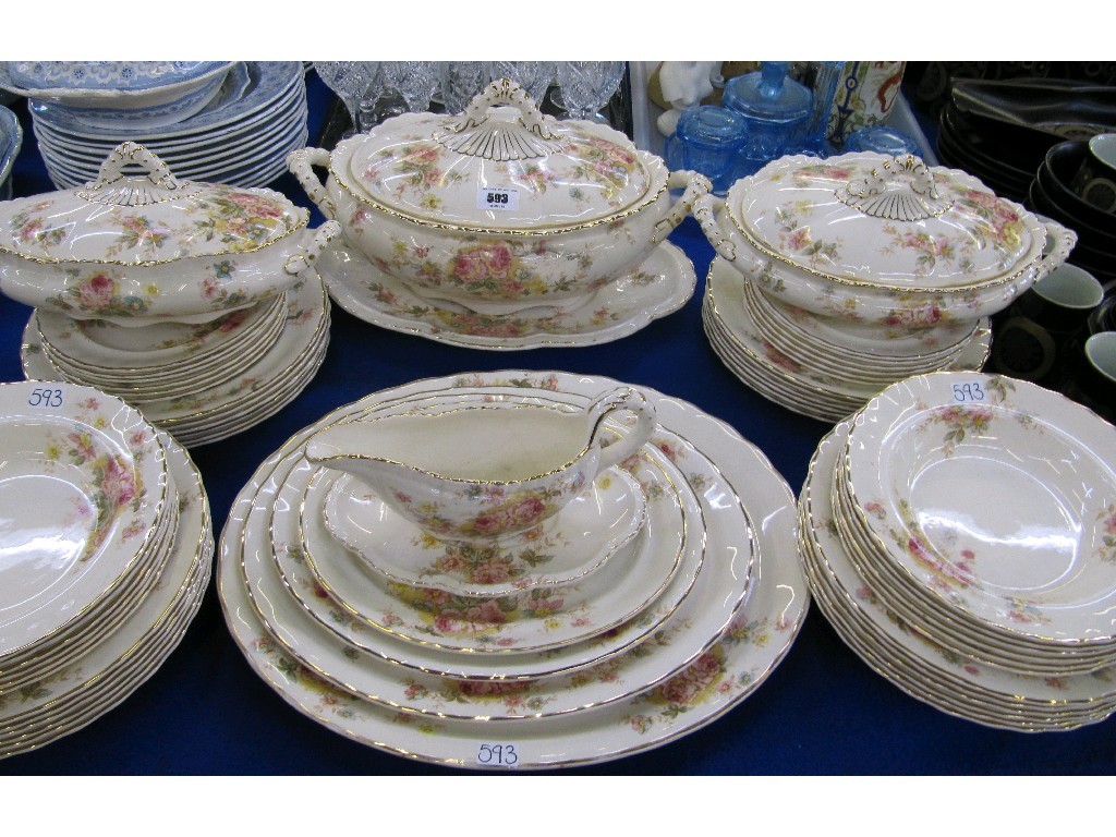 Appraisal: Keeling Co Late Mayers 'Jersey' twelve setting dinner service