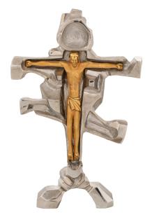 Appraisal: ERNST NEIZVESTNY RUSSIAN - Heart of Christ sterling silver and