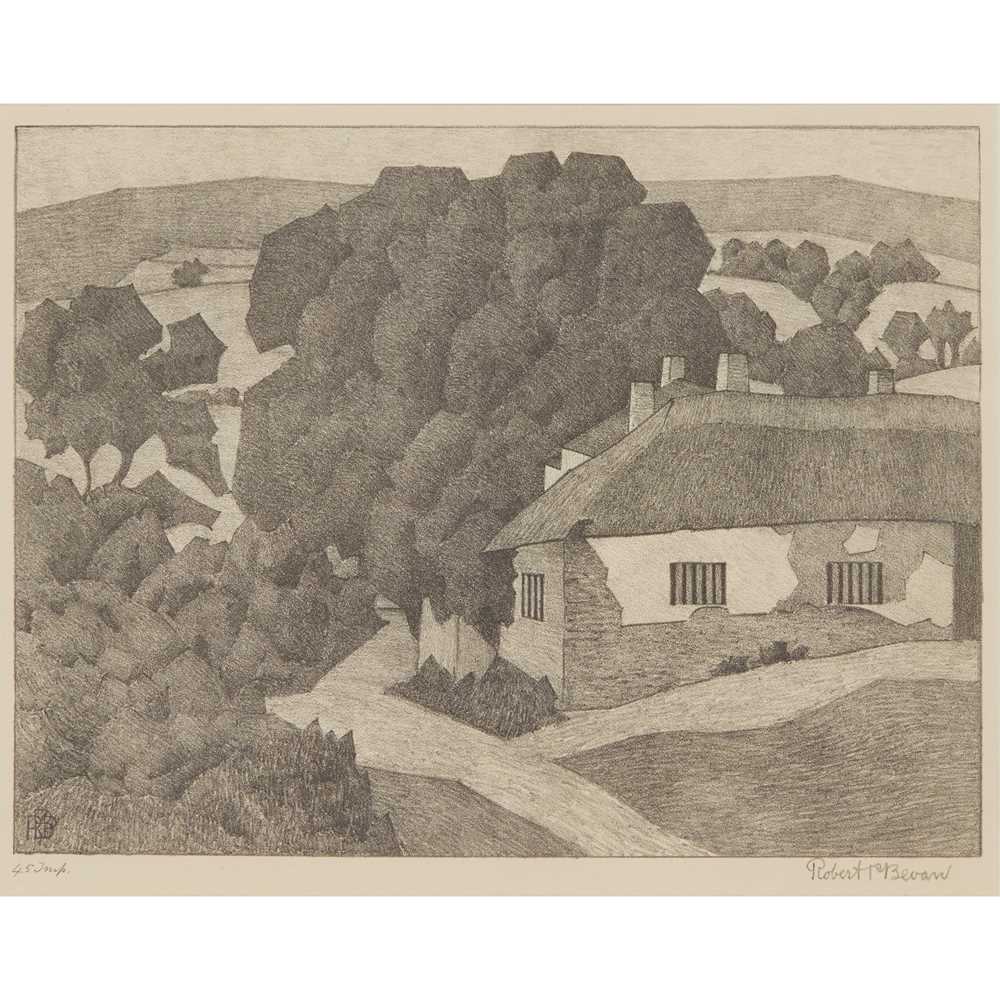 Appraisal: ROBERT POLHILL BEVAN BRITISH - THE SMITHY LUPPITT signed and