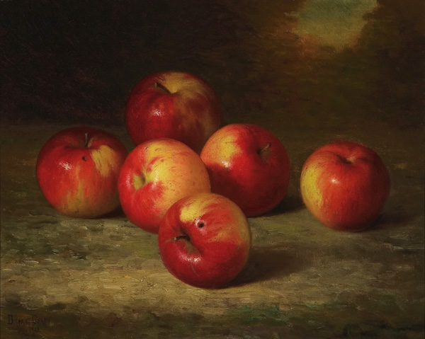 Appraisal: CHAPIN BRYANT American - Still Life with Apples oil on