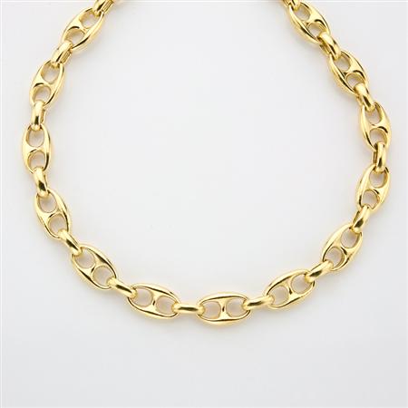 Appraisal: Gold Chain Necklace Andrew Clunn Estimate -