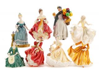 Appraisal: Collection of Royal Doulton Porcelain Figurines Royal Doulton English founded